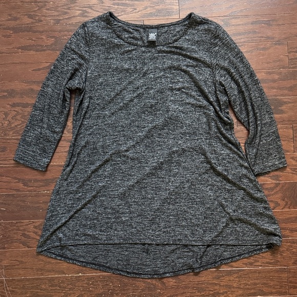 Charcoal Heather Women's Tunic Top - Picture 1 of 4
